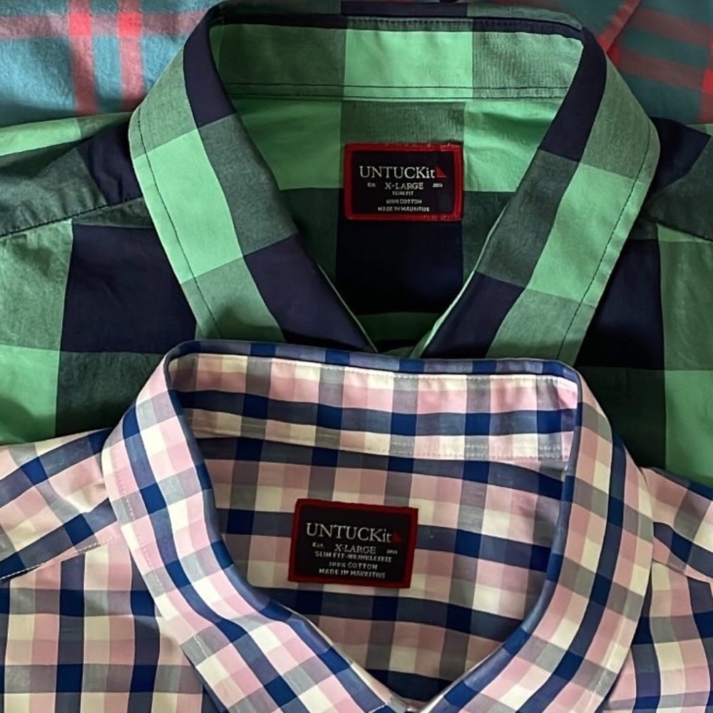 Mens UntuckIt Dress Shirts